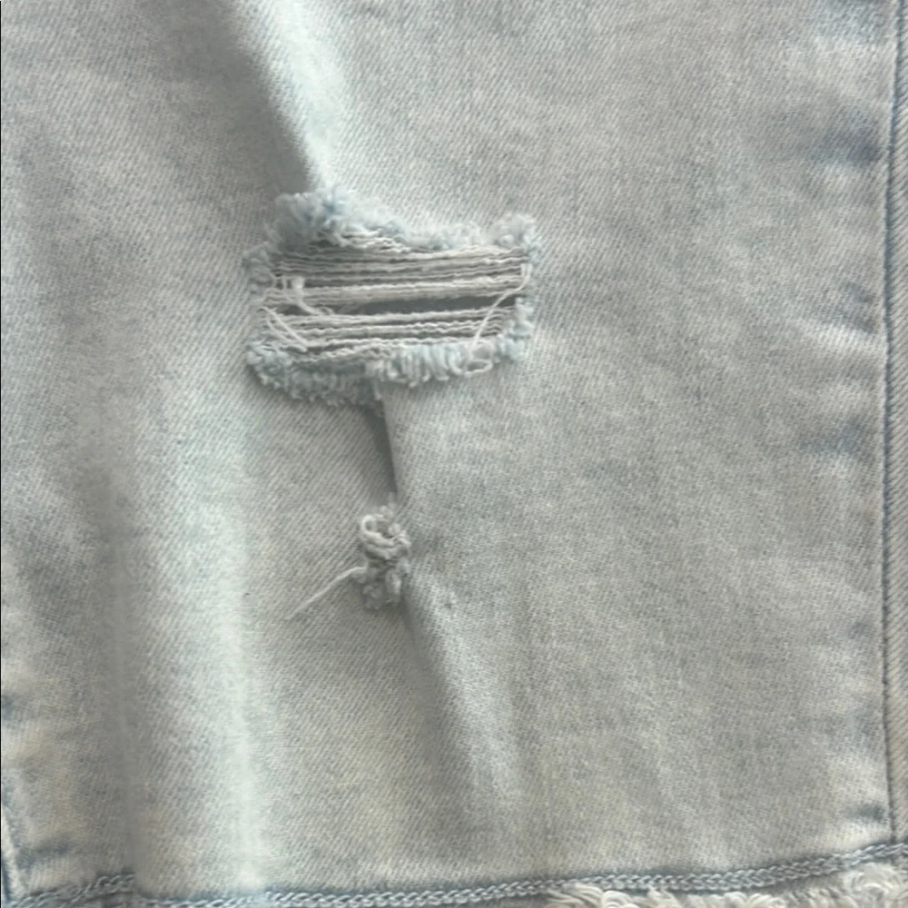 Old Navy Blue Distressed Denim Shorts